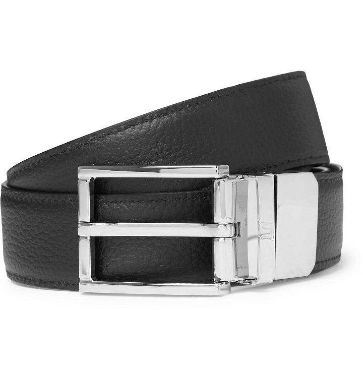 Photo: Dunhill - 3cm Reversible Leather Belt - Black