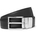 Dunhill - 3cm Reversible Leather Belt - Black