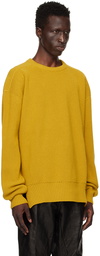 Rick Owens Yellow Porterville Fisherman Sweater