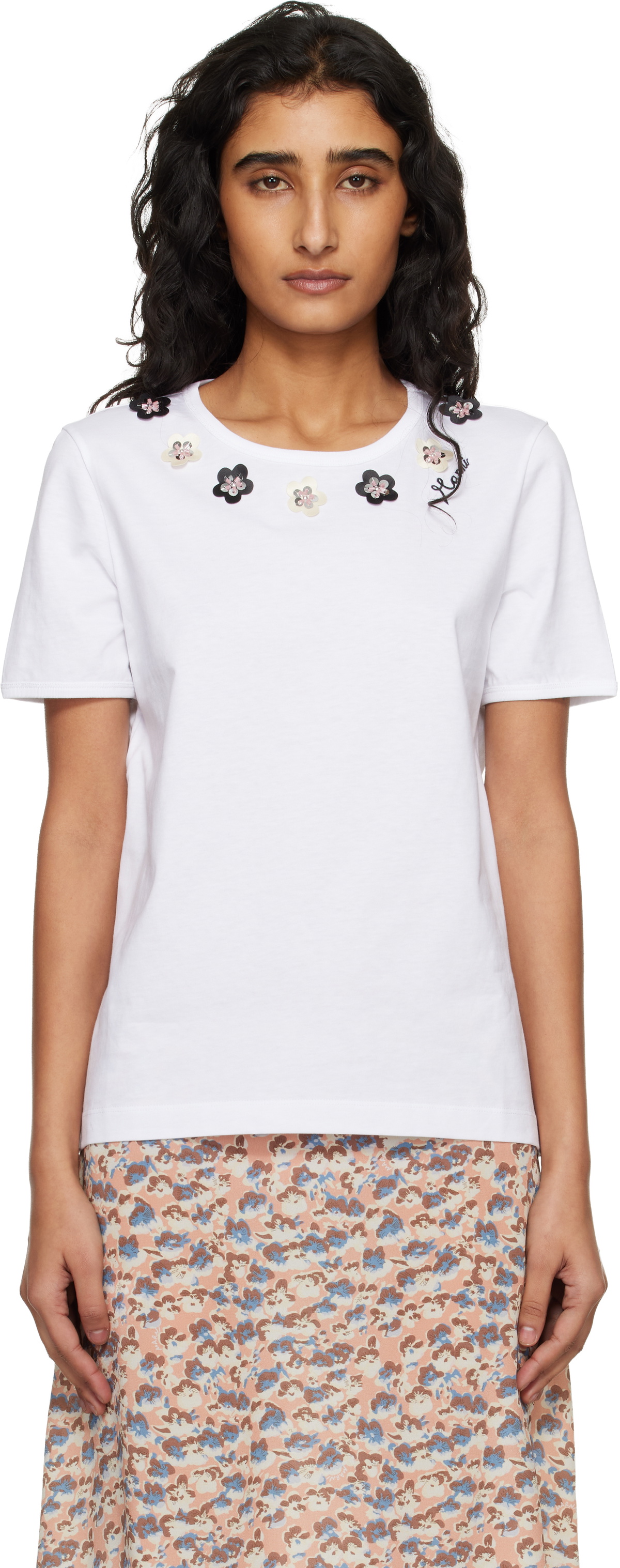 Marni White Cotton Jersey T-shirt