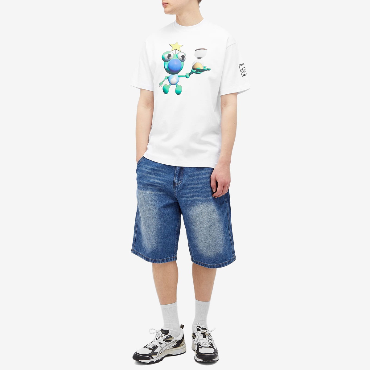 Lo-Fi Men's Countdown T-Shirt in White