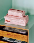 HAY Candy Mono Wash Bag pink Mens Small Bag