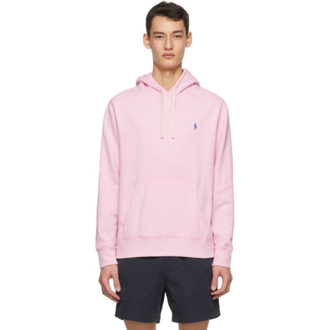 Photo: Polo Ralph Lauren Pink Fleece Cabin Hoodie