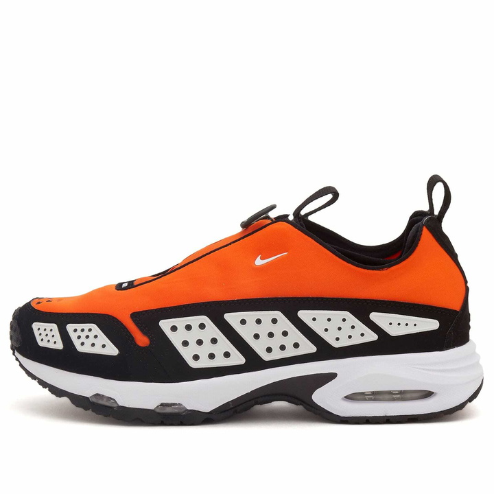 Photo: Nike Air Max Sndr Sneaker in Orange/Silver/Black