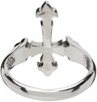 Emanuele Bicocchi Silver Fleury Cross Ring