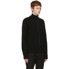 A-COLD-WALL* Black Merino Zip-Up Sweater