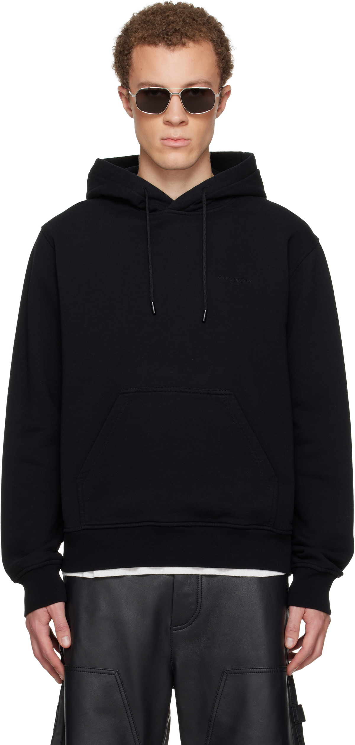 Givenchy Black Couture Seam Hoodie Givenchy