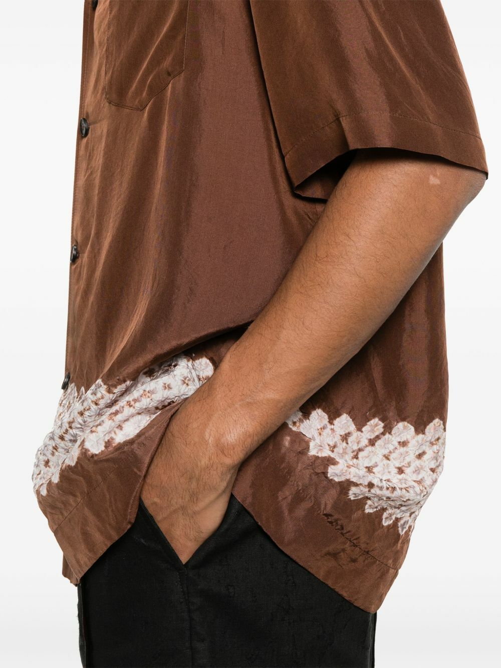 feng-chen-wang-brown-contrast-stripe-silk-shirt-feng-chen-wang