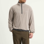 Mellow Clo Men's Summit Half Zip Fleece in Stone