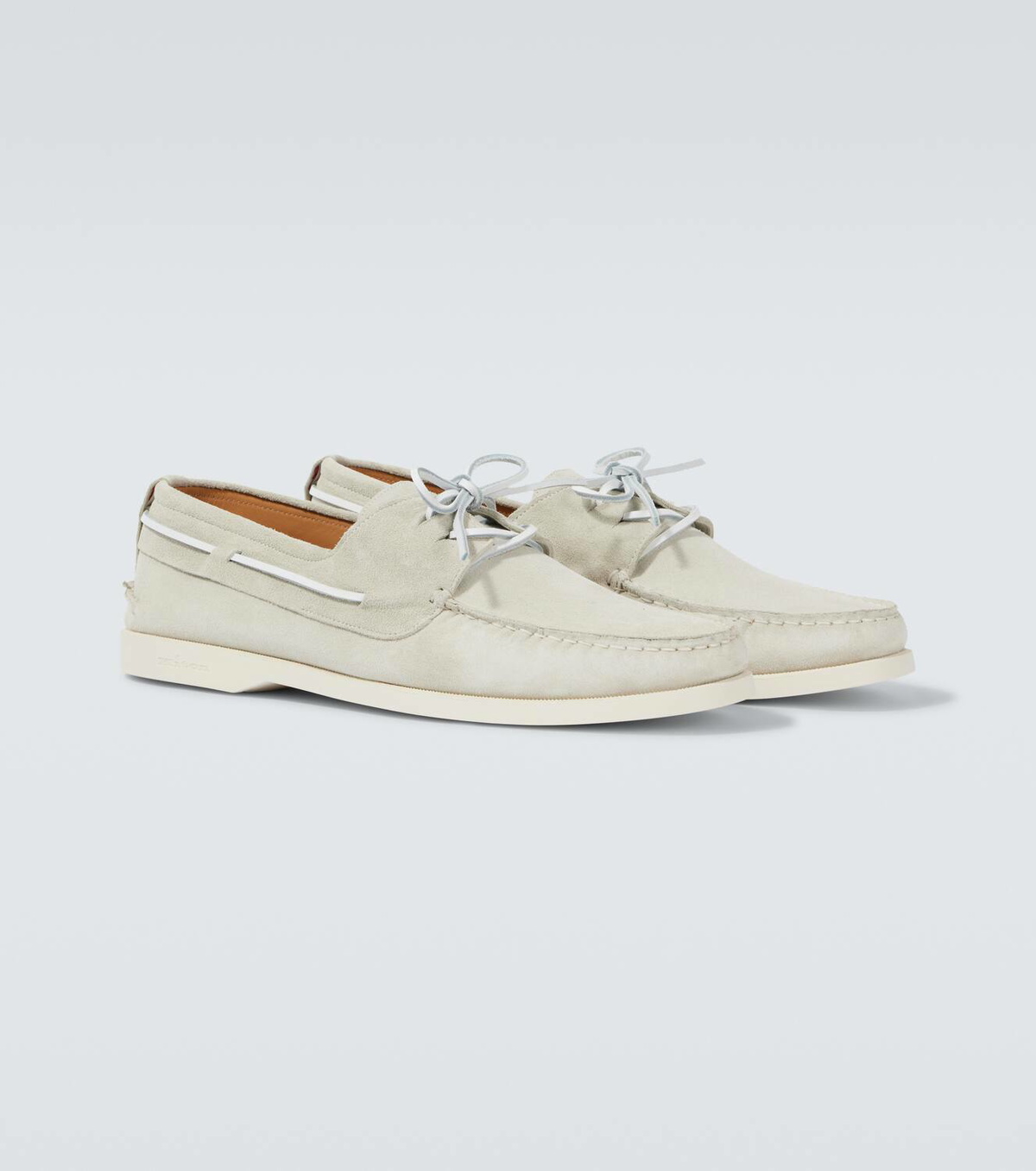 Kiton Leather boat shoes