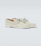 Kiton Leather boat shoes