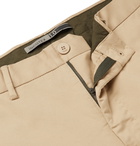 Incotex - Slim-Fit Stretch-Cotton Twill Trousers - Neutrals