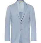Canali - Light-Blue Kei Slim-Fit Stretch-Cotton Suit Jacket - Men - Blue
