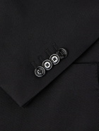 Lardini - Wool-Gabardine Suit Jacket - Black