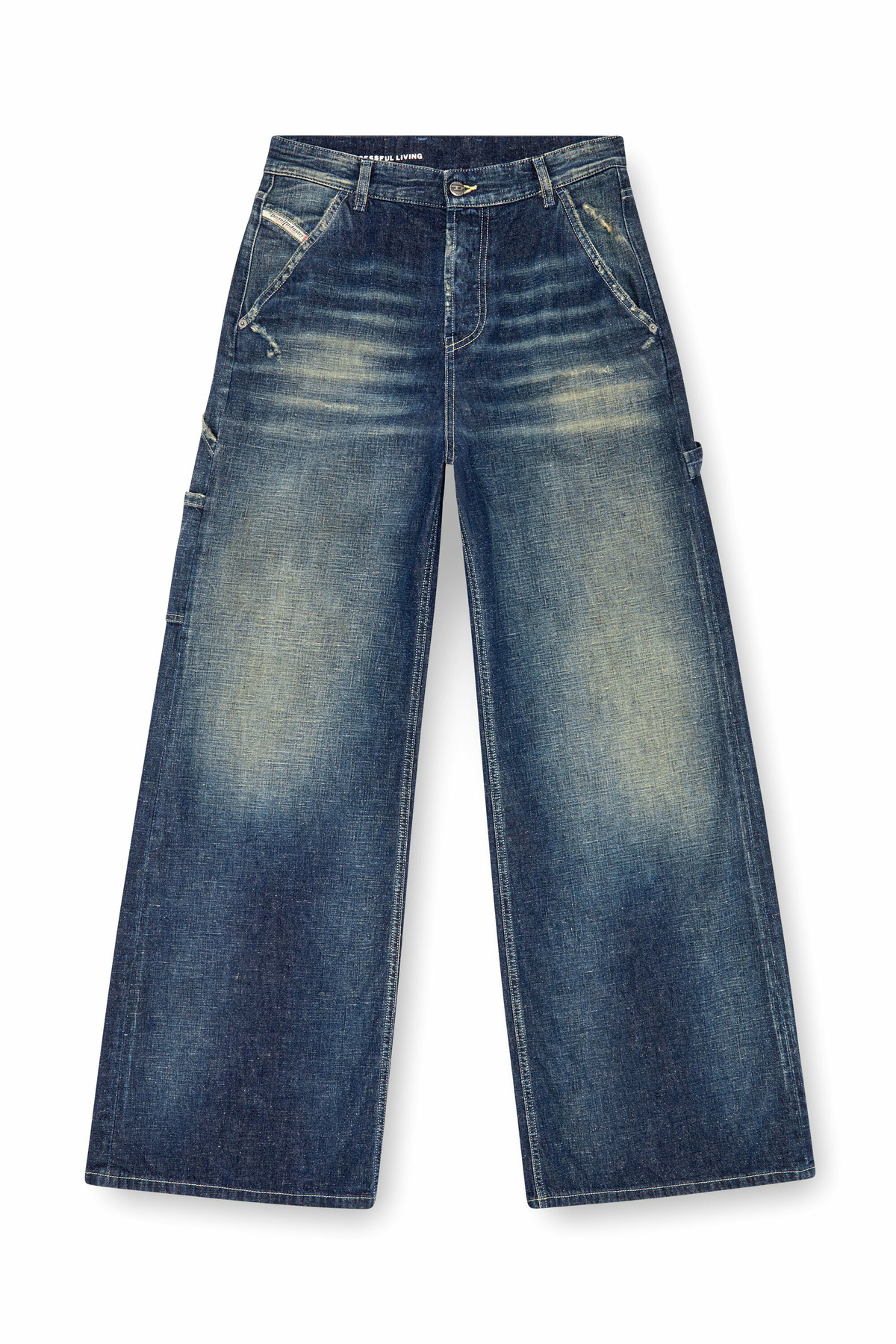 Diesel Relaxed Jeans - 1996 D-Sire - Jeans Womens in Blue Diesel