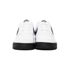 Nike White and Black Air Force 1 07 Sneakers