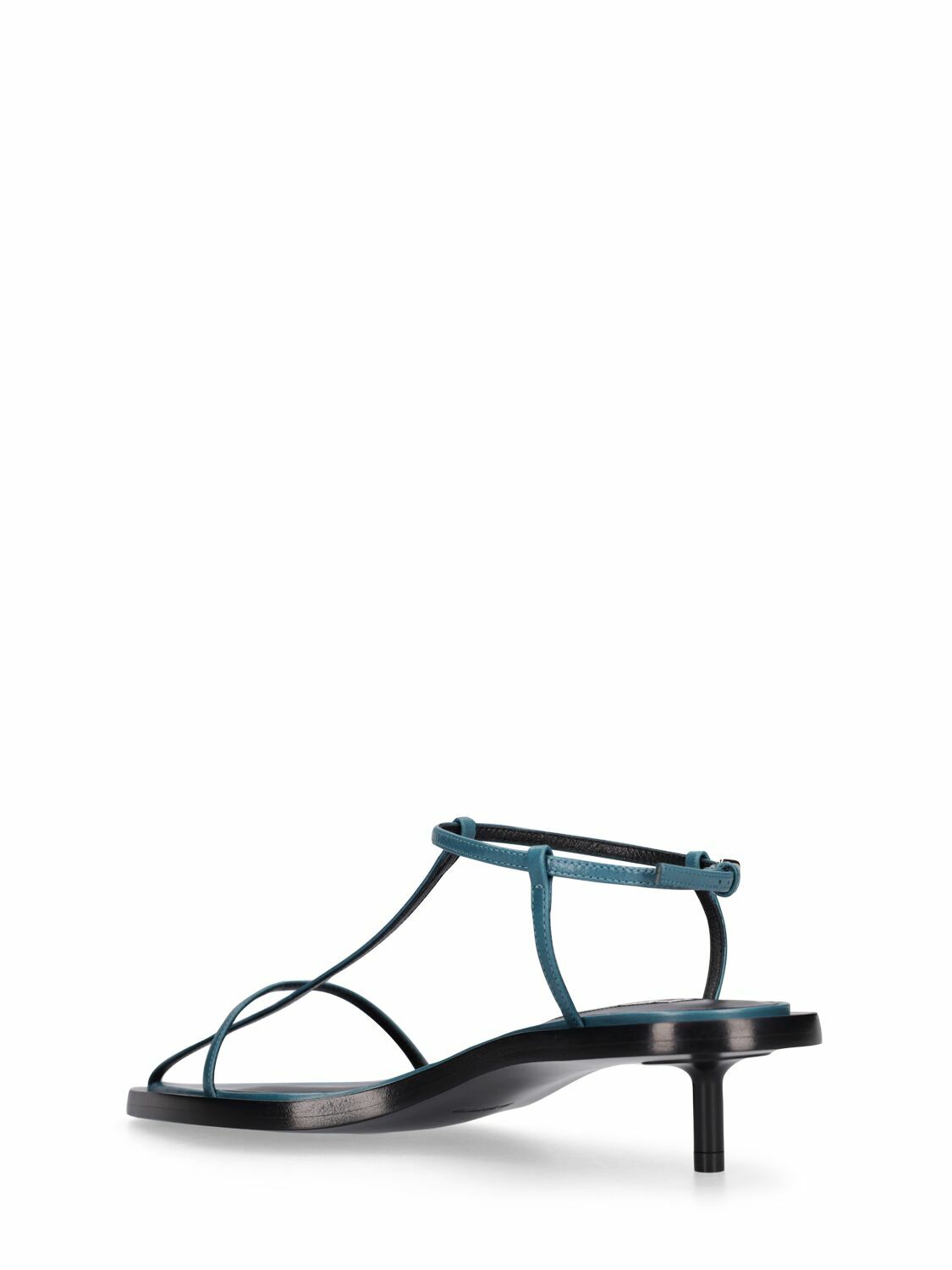 JIL SANDER - 35mm T-bar Leather Sandals Jil Sander