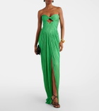 Maria Lucia Hohan Stephanie cutout silk tulle corset gown