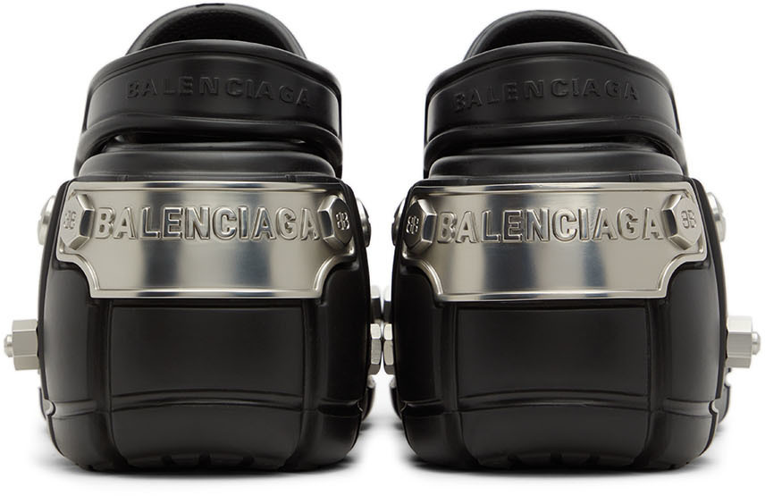 Balenciaga Black Crocs Edition Sandals Balenciaga