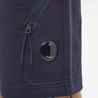 C.P. Company Men's Lens Detail Loopback Sweat Short in Total Eclipse