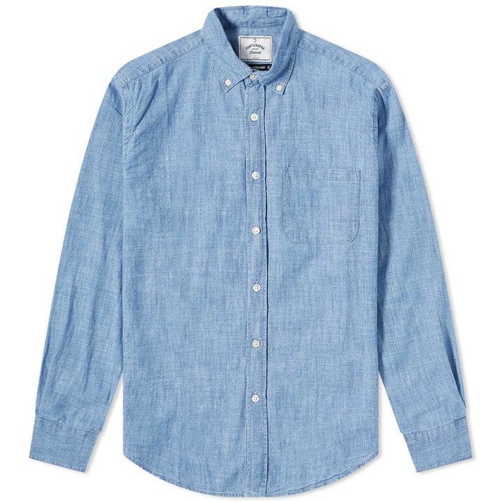 Photo: Portuguese Flannel Button Down Chambray Shirt