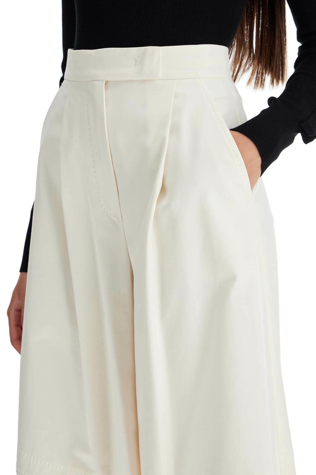 MAX MARA wide leg pants 'avoriaz' White Max Mara