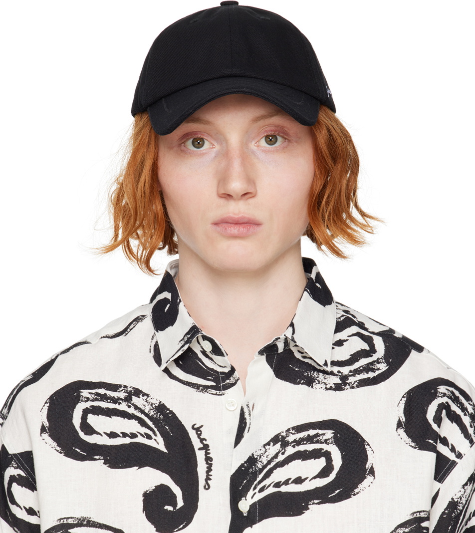 Jacquemus Black Le Papier 'La Casquette Jacquemus' Cap Jacquemus