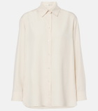The Row Sisilia silk shirt