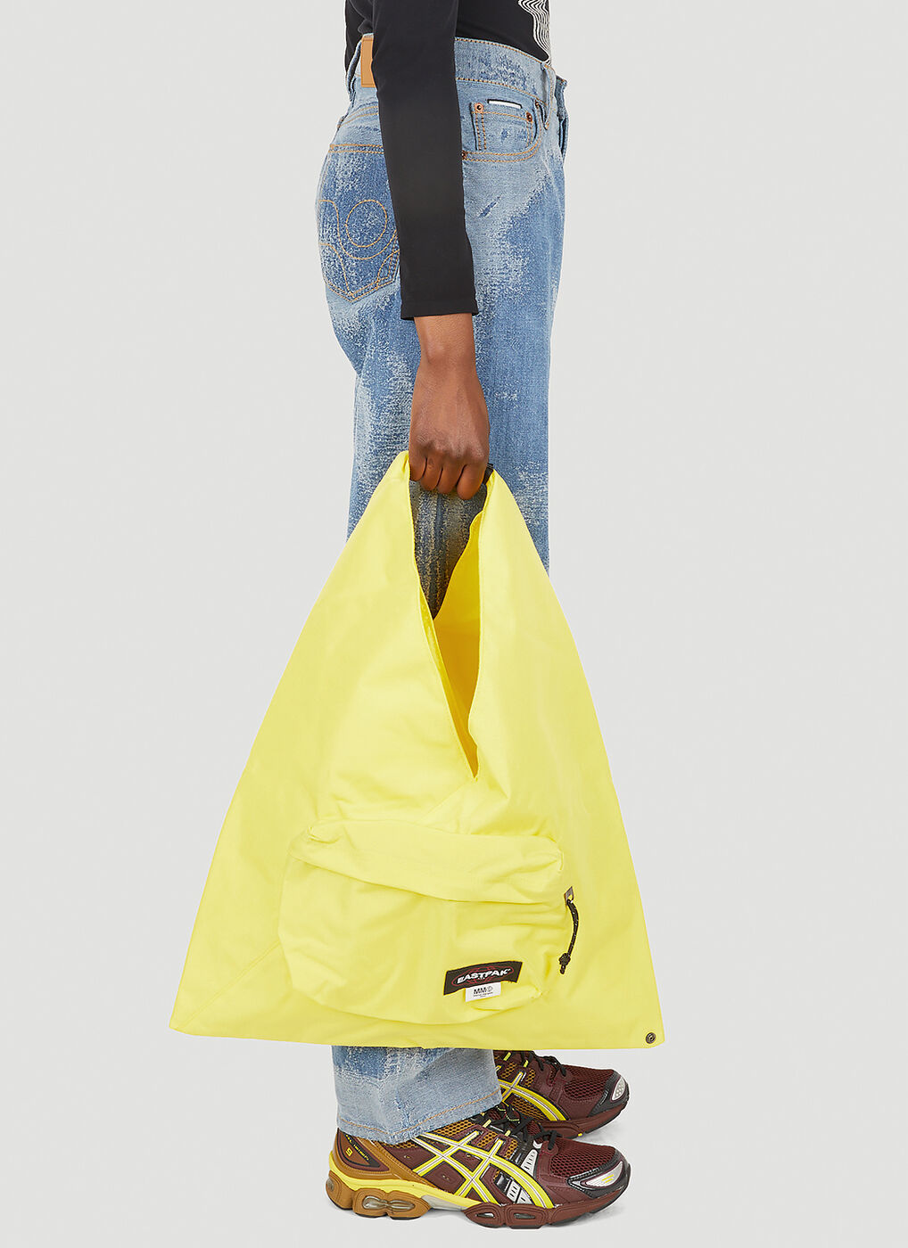 x Eastpak Japanese Medium Tote Bag in Yellow MM6 Maison Margiela