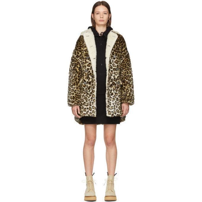 R13 Brown Leopard Hunting Coat R13