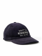 Neighborhood - Logo-Embroidered Cotton-Corduroy Baseball Cap