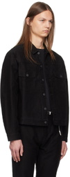 John Elliott Black Ryder Oversized Moleskin Jacket
