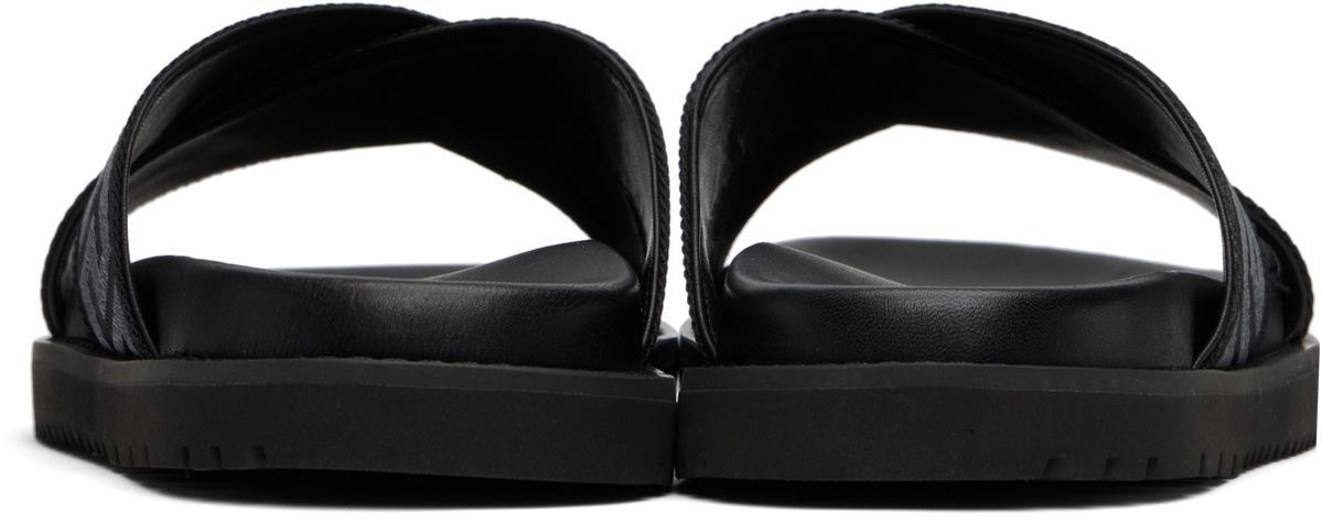 Greca Jacquard Flat Slides