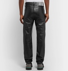 Acne Studios - 1996 Slim-Fit Leather Trousers - Black