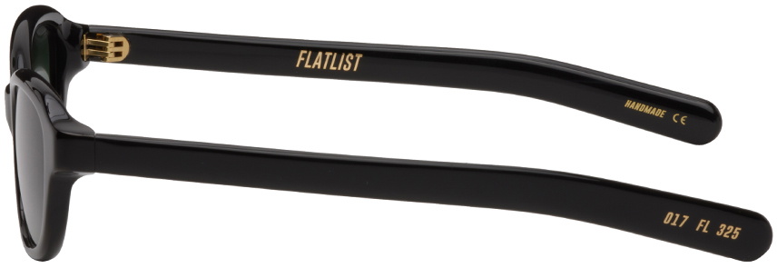 FLATLIST EYEWEAR Black & Green Priest Sunglasses