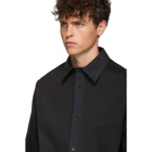 Y-3 Black Oversized M Varsity Shirt