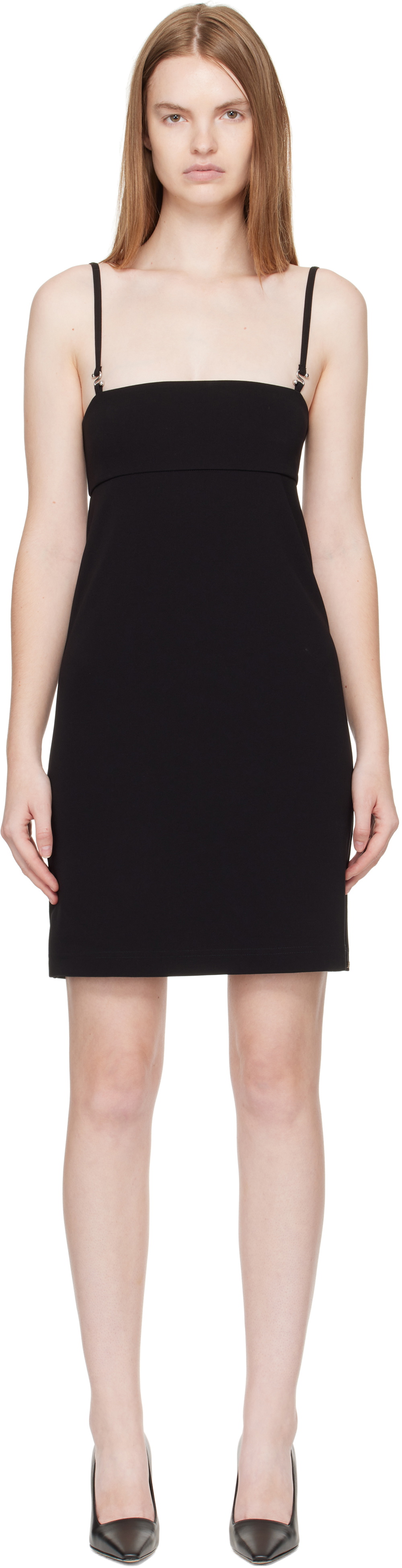 Sportmax Black Cut Out Minidress