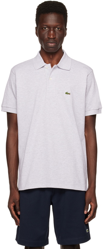 Photo: Lacoste Gray Classic Polo