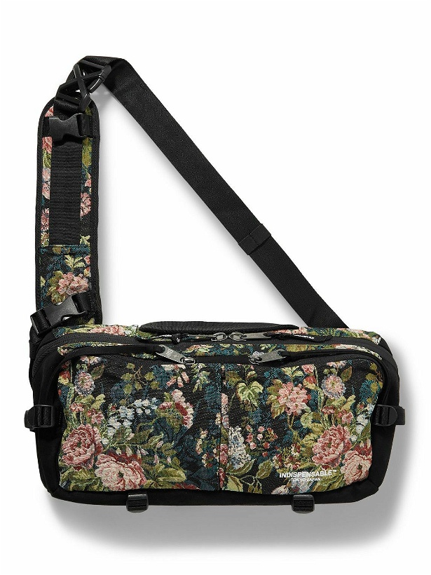 Photo: Indispensable - Floral-Jacquard, Gabardine and Mesh Backpack