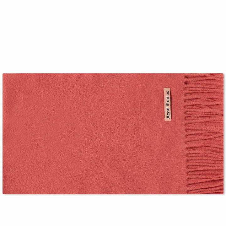 Photo: Acne Studios Men's Canada Skinny New Scarf in Mineral Red