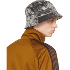 Needles Grey Crushed Velour Bucket Hat