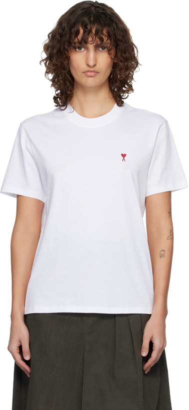 Photo: AMI Paris White Ami de Coeur T-shirt