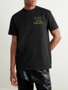 Gallery Dept. - French Logo-Print Cotton-Jersey T-Shirt - Black