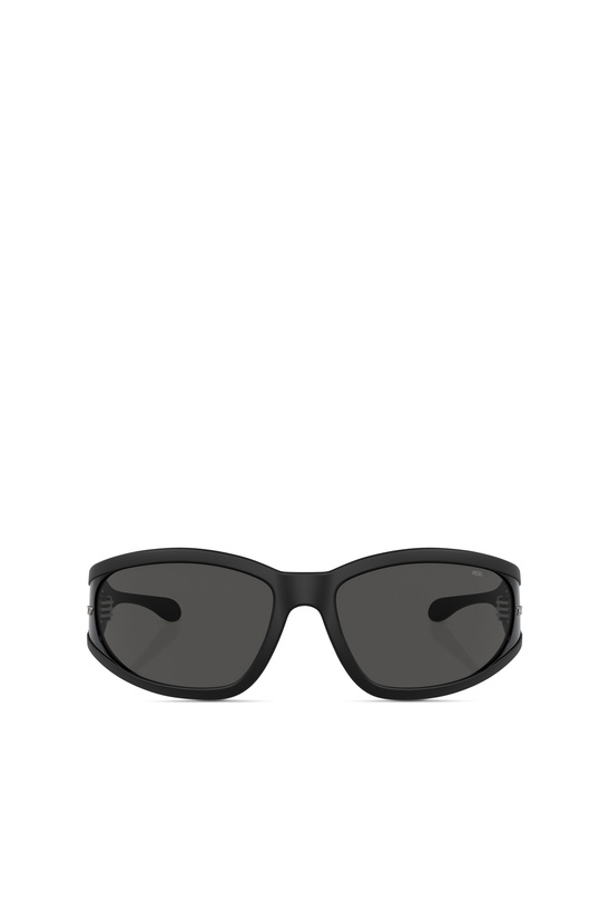 Photo: Diesel Rectangular sunglasses in acetate - Sunglasses - Unisex - Black