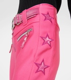 Jet Set Tiby star-appliqué flared ski pants