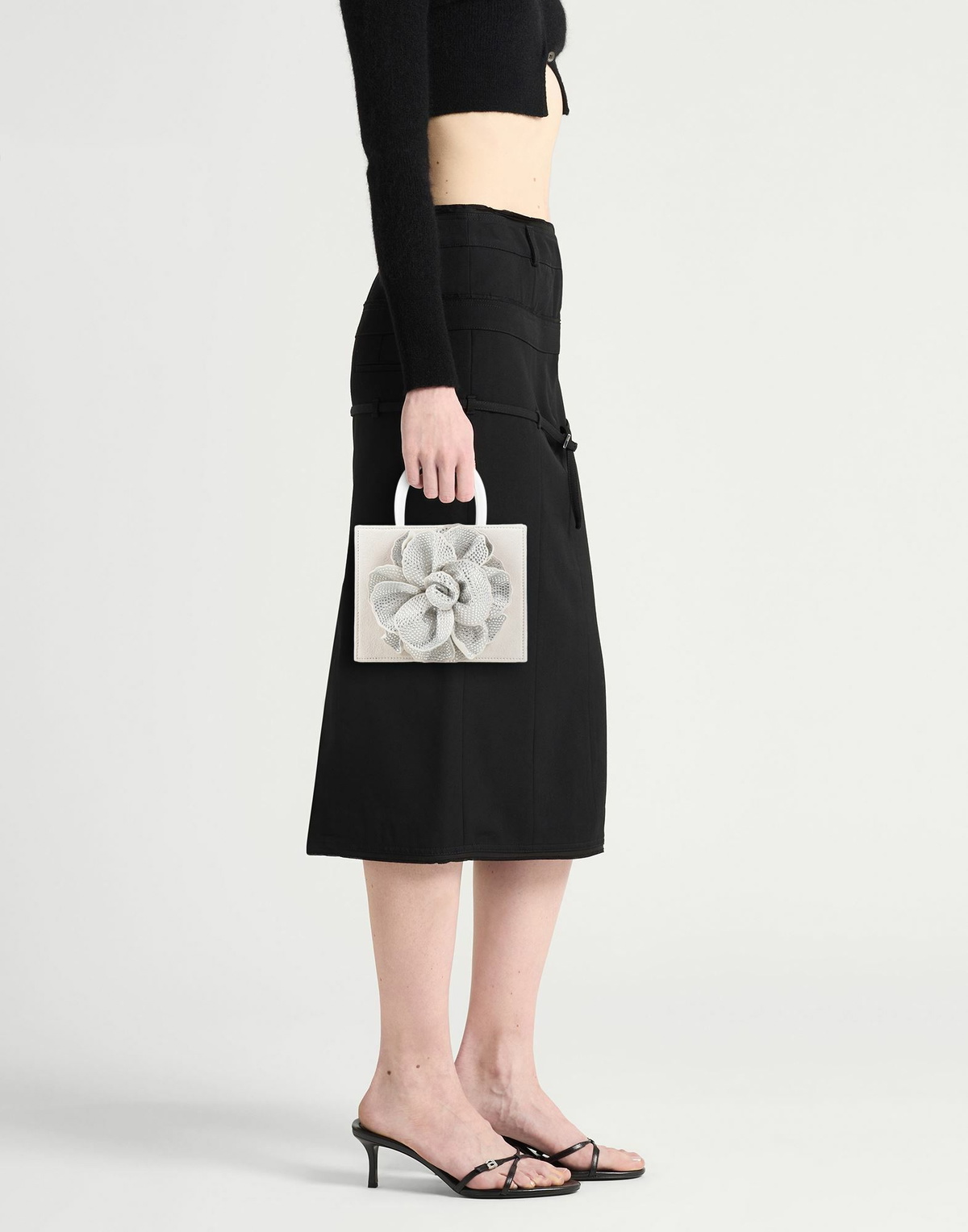 Mach & Mach Womens Handbag in Off white
