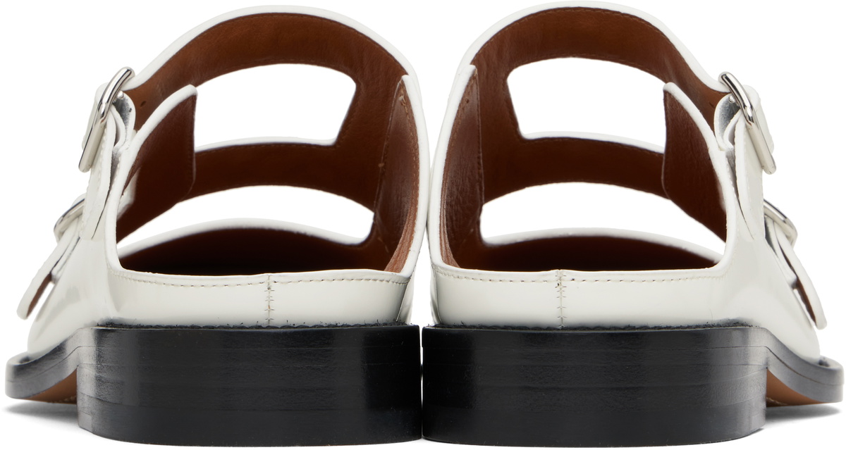 Marni White Bambi 3.0 Double Buckle Loafers