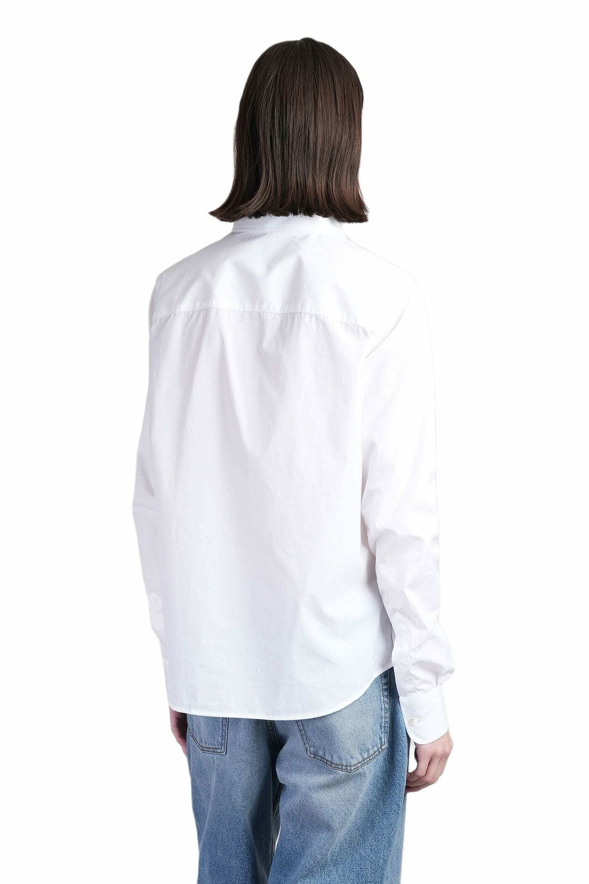 Ami Alexandre Mattiussi Shirt In White Cotton