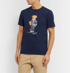 Polo Ralph Lauren - Printed Cotton-Jersey T-Shirt - Blue