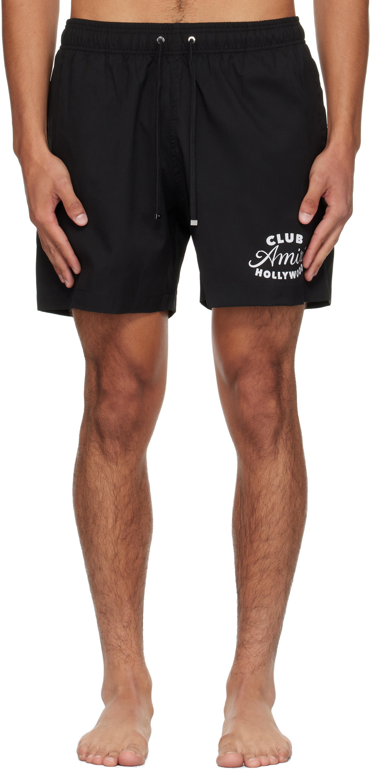 AMIRI Black 'Club Amiri' Swim Shorts